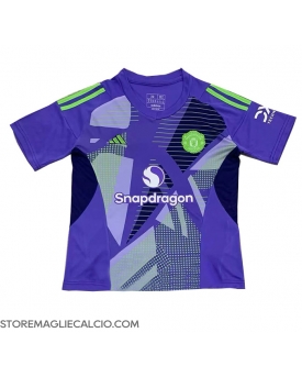 Manchester United Portiere Maglia Gara Casa Repliche 2024-25 Maniche Corte